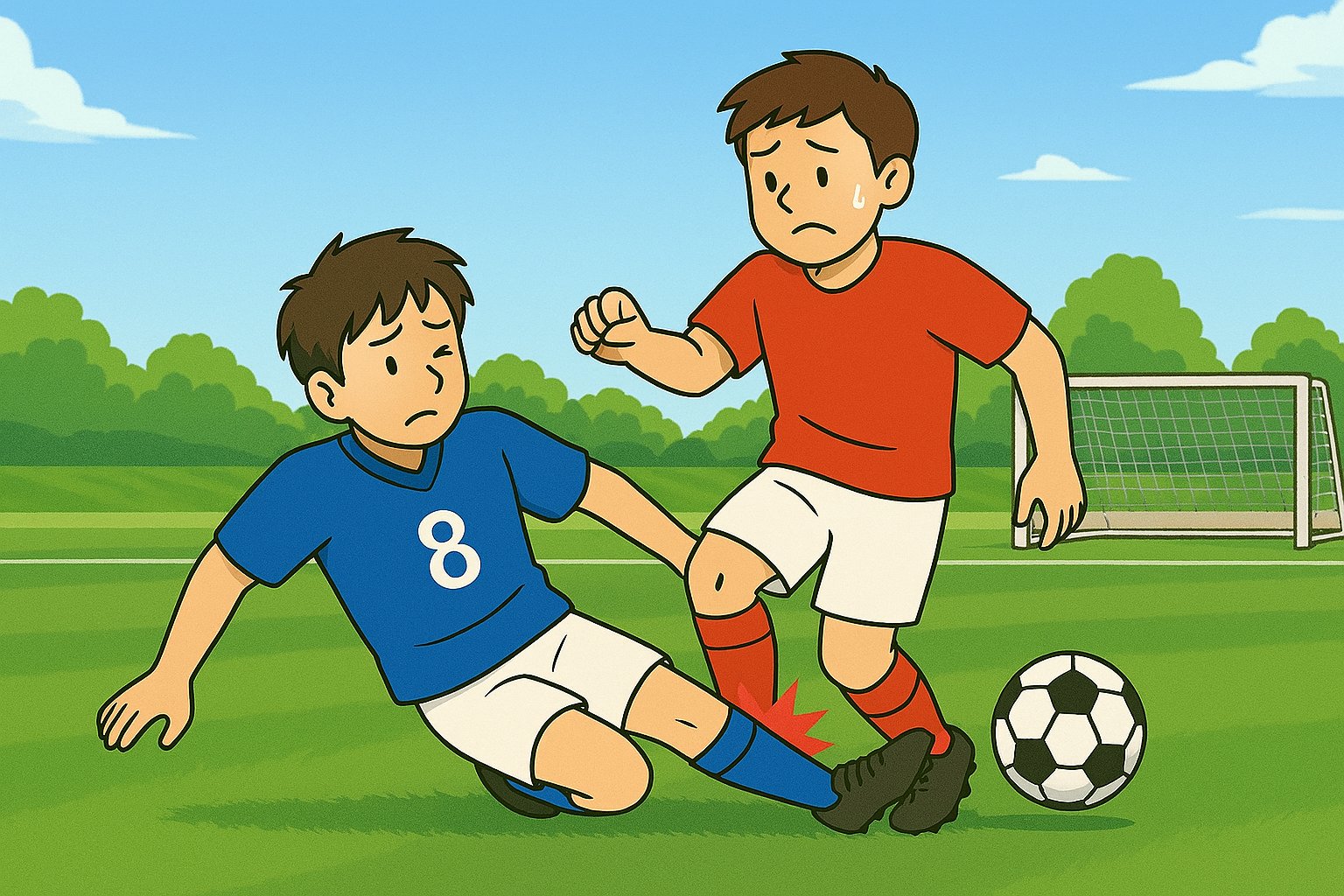 知ればもっとレベルアップ!サッカーの反則ルールとカード・フリーキックの基礎知識⚽|競技規則第12条「ファウルと不正行為」 | エイトのゆるすぽ ...